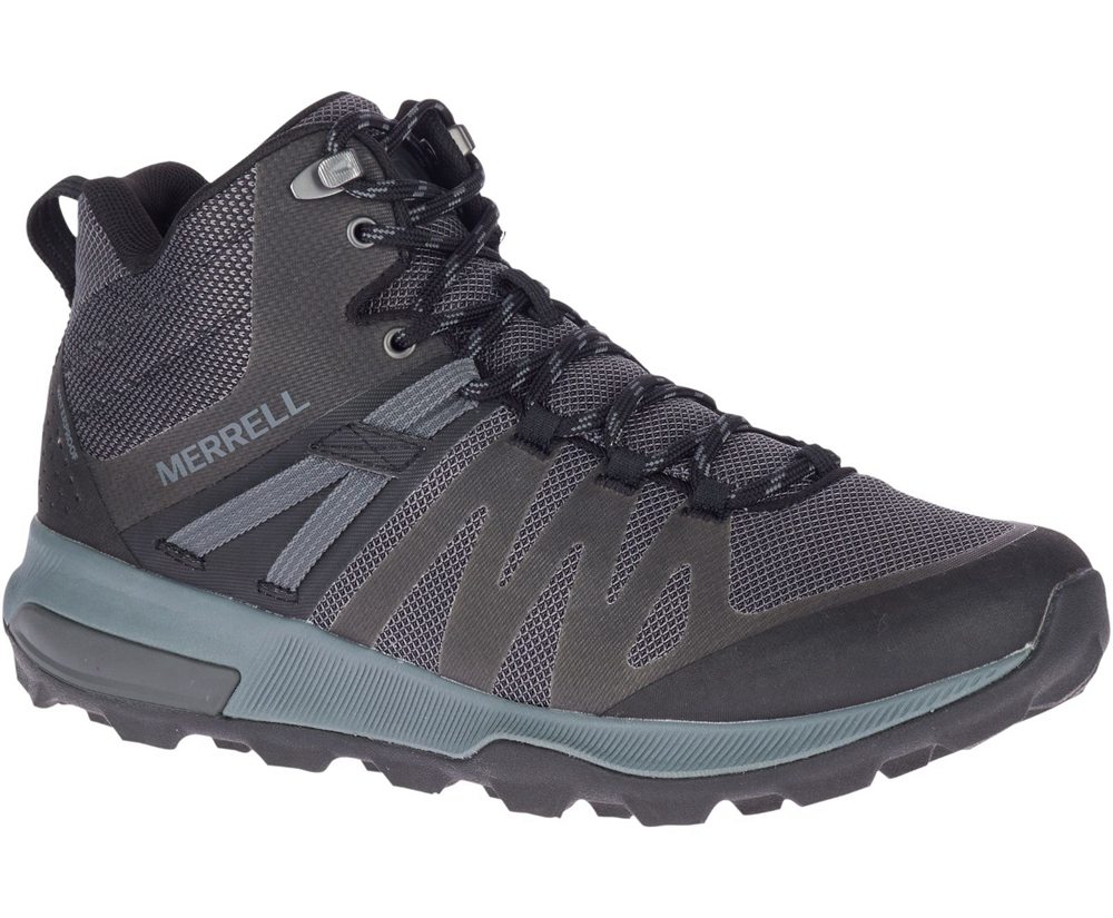 Merrell Vandrestøvler Herre - Zion Fst Mid Waterproof - Sort - SIG859170